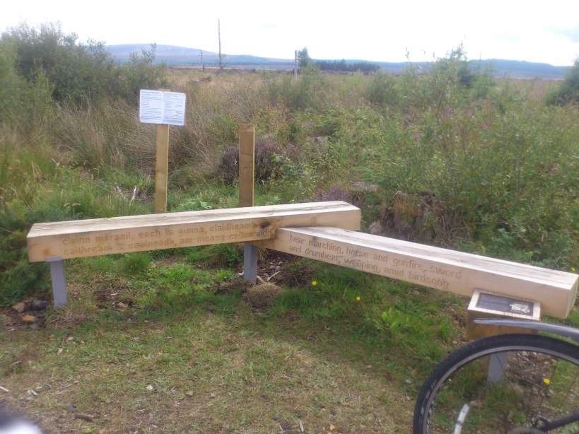 Culloden Path first bench